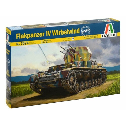 1/72 Italeri Flakpanzer IV Wirbelwind Sonderkraftfahrzeug 7074